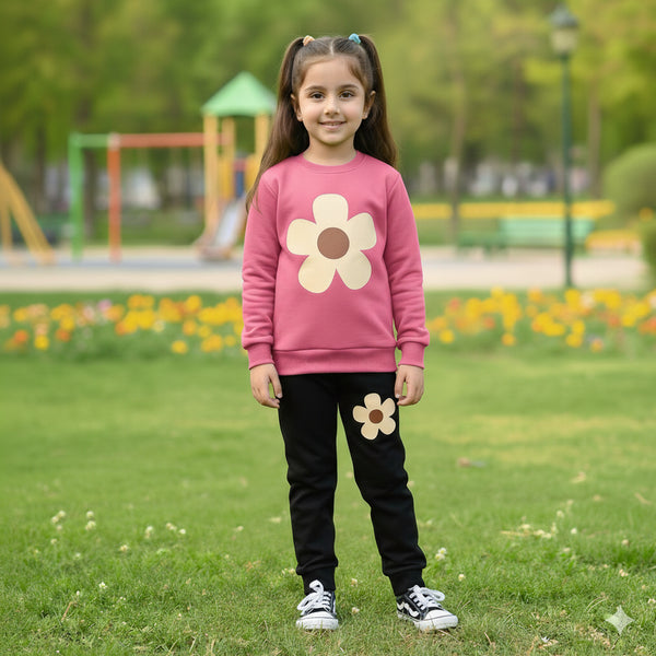 New 2 color Winter Set for Baby Girls 👧 – Warm, Soft & Super Cute!