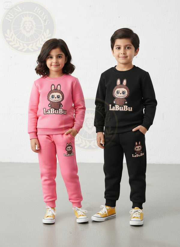 Kids’ LaBuBu Tracksuit – Unisex, 4 Colors, Perfect for All Seasons!
