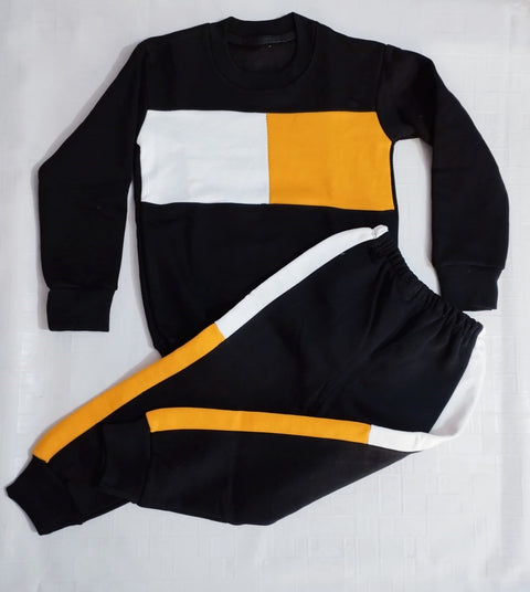 Real Boss-Outfit 2pcs, Sweatshirt & Sweatpants Set, Kid's Clothes For Spring Fall Winter Tracksuit for Kids